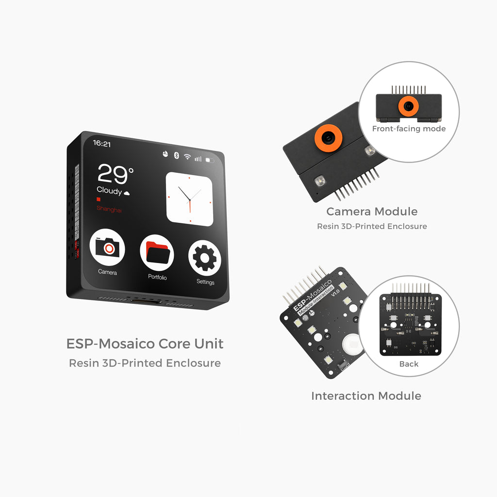 ESP-Mosaico | Modular Development Board Built for Coding Agents